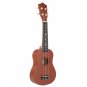 21 Inch Brown Soprano Basswood Ukulele Uke Hawaii Guitar Musical Instrument