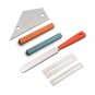 Guitar Stainless Steel File Guitar Leveling Ruler Polishing Stone Guitar Tool Set