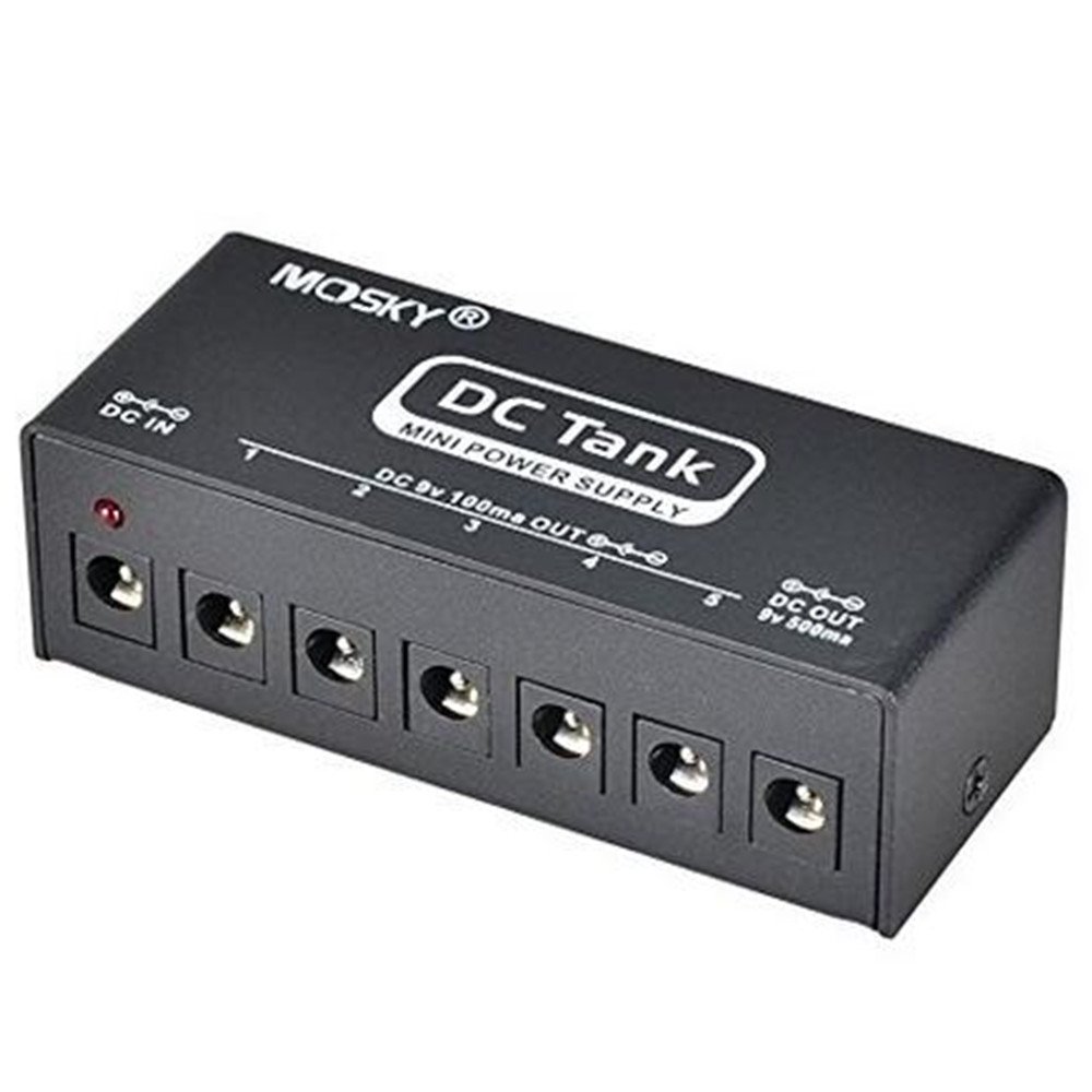MOSKY DCTANK 9V 500mA Mini Power Supply Connector for 9V Guitar Effect