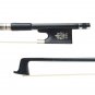 NAOMI 4/4 Violin/Fiddle Bow Grid Carbon Fiber Bow W/ Ebony Frog Round Stick Exquisite Horsehair Well