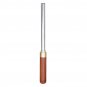 Guitar Fret File Guitar Fret Dressing Metal File with 3 Size Edges Wooden Handle Guitar Repair Tool