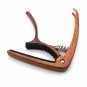 Metal Guitar Capo with Pin Puller/2pcs Wooden Picks for Acoustic Folk Classic Guitar Ukulele