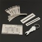 9Pcs Stainless Steel Guitar Understring Radius Gauges Setup Luthier Tools Set