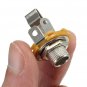 10Pcs 1/4'' 6.35mm Mono Input Jack Socket For LP TL Electric Guitar Bass