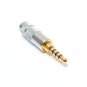 5Pc/Set 3.5mm 4 Pole Stereo Male Jack Plug Audio Solder Connector