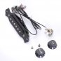 Copper Single Magnetic Coil Acoustic Guitar Pickup Parts Black