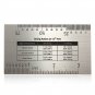 Guitar String Action Gauge Measuring Ruler Bass Luthier Tool