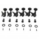 6pcs Locking Guitar Tuners Tuning Keys Pegs Bass Machine Heads Black