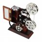 Retro Movie Film Projector Music Box Wood Metal Antique Musical Box Christmas Gift for Kids
