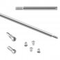 49Pcs/Set Alto Saxophone Repair Parts Screws + Saxophone Shaft Rod Kit DIY Tool Woodwind Instrument 
