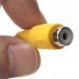 New 3 RCA Male To 6 RCA Female Plug Splitter Audio TV DVD Video Adapter AV Cable