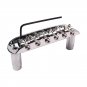 Tooyful Guitar Bridge Assembly With Wrench for Jazzmaster Mustang Style Musical Instrument Parts Chr