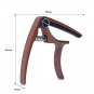 Guitar Capo Wood Grain Metal for Guitar Ukulele Tuning Beginners