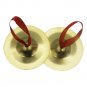 2Pcs Orff Small Musical Instrument Copper Finger Cymbals Drum Cymbal Percussion Instruments