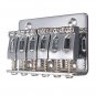 6 Saddle Hardtail Bridge Top Load 65mm Electric Guitar Bridge