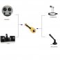 Gold Plated 6.35mm Male to 3.5mm Female Microphone Audio Convertor