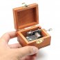Retro Wooden Wind Up Music Box Castle In The Sky