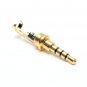 3.5mm 4 Pole Stereo Male Jack Plug Audio Solder Connector