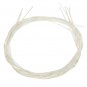 Set of 6 White Nylon Guitar Strings For Classical Guitar