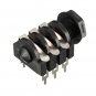 6.35mm 1/4'' Jack Socket PCB Stereo Switched Chassis Mounting
