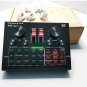 V8X PRO External Audio Mixer USB Interface Sound Card with 15 Sound Modes Multiple Sound Effects