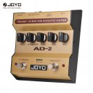 JOYO AD-2 Portable Preamp DI Box Acoustic Guitar Effect Pedal 2-Band Balance with 5 Basic Tune Adjus