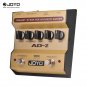 JOYO AD-2 Portable Preamp DI Box Acoustic Guitar Effect Pedal 2-Band Balance with 5 Basic Tune Adjus