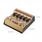 JOYO AD-2 Portable Preamp DI Box Acoustic Guitar Effect Pedal 2-Band Balance with 5 Basic Tune Adjus