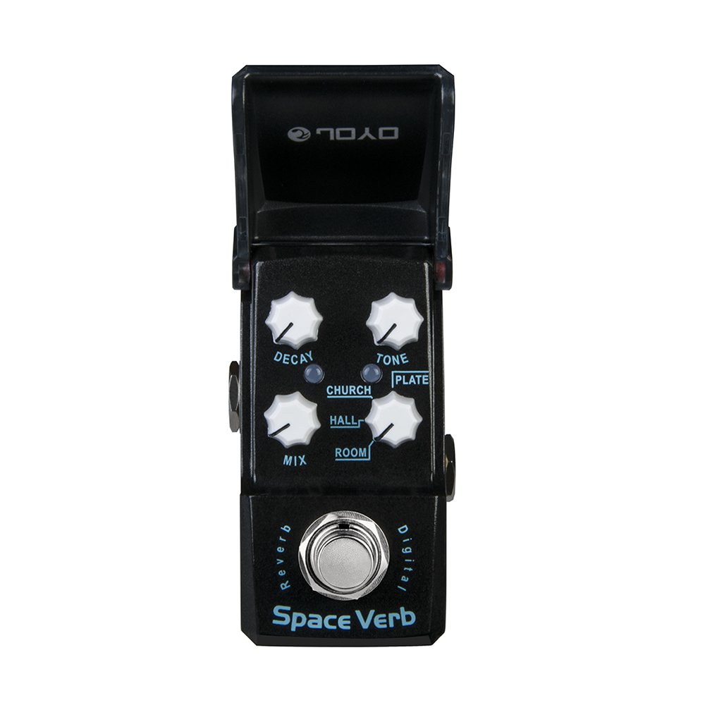 JOYO JF-317 Space Verb Digital Reverb Mini Electric Guitar Effect Pedal with Knob Guard True Bypass