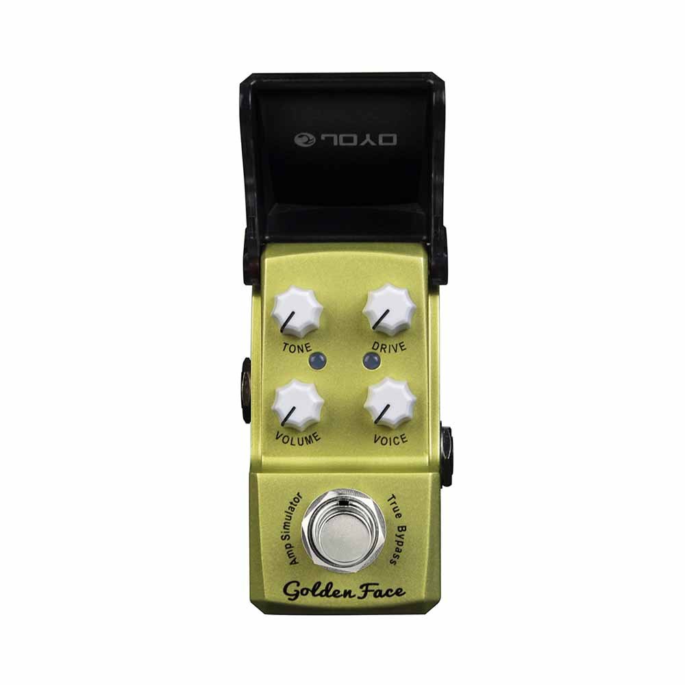 JOYO JF-308 Golden Face Amp Simulator Effects Guitar Pedal True Bypass Mini Effect Pedals Mini Stomp
