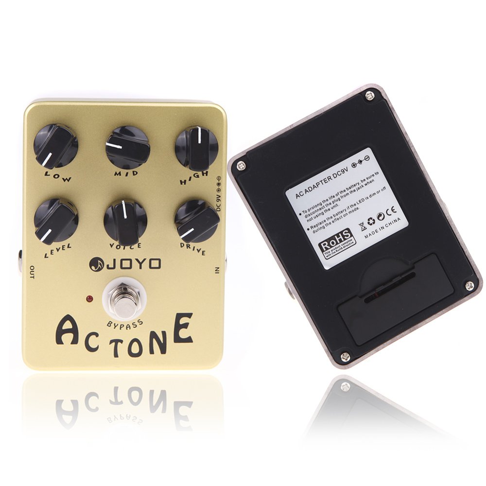 JOYO JF-13 AC Tone Voxs Amp Simulator Guitar Effect Pedal True Bypass Guitar Pedal For Guitar Access