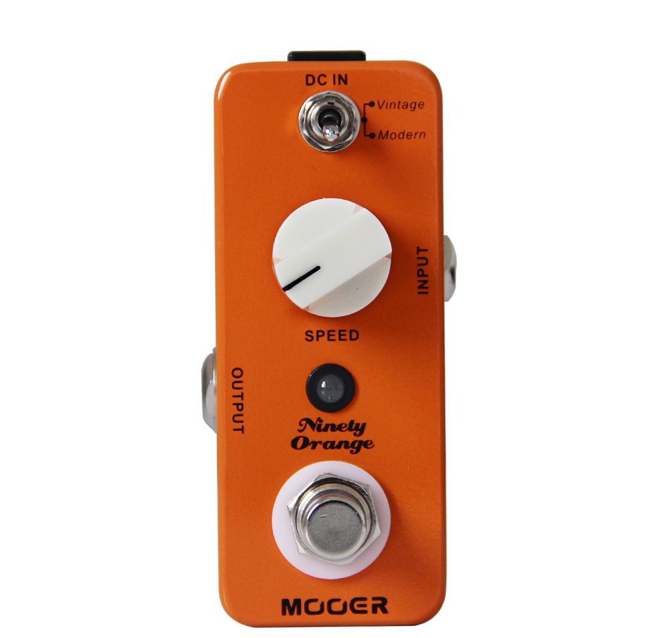 Mooer Ninety Orange Phaser Pedal Guitar Effects Full Analog Circuit Vintage/Modern Modes True Bypass