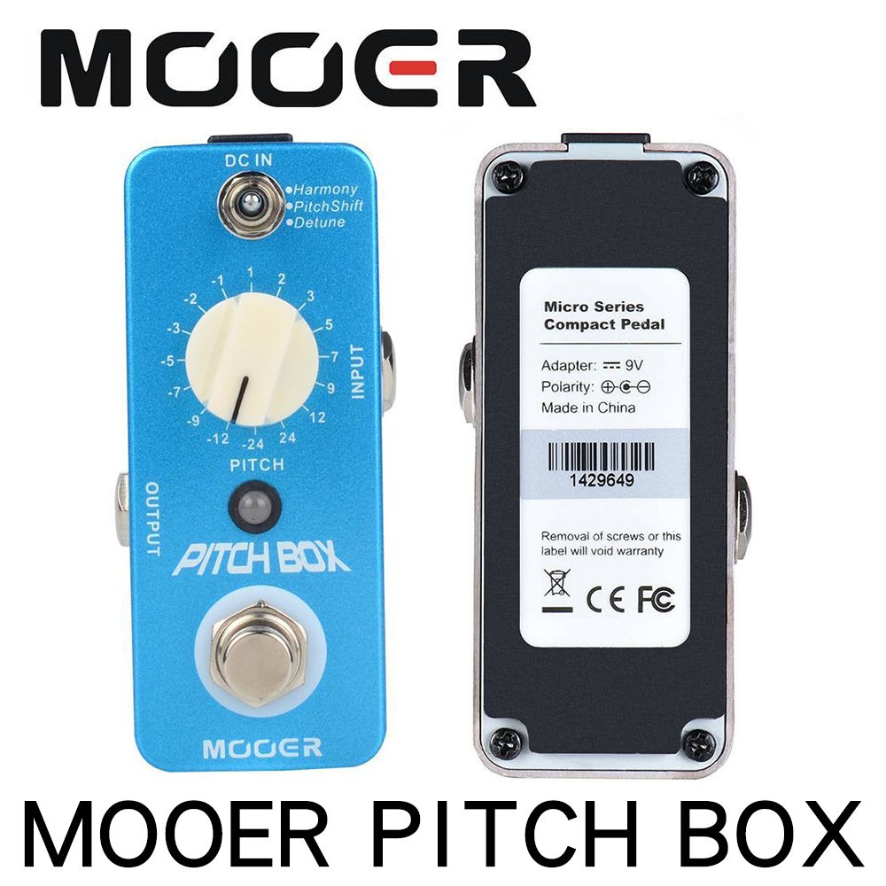MOOER Pitch Box Compact Effect Pedal Harmonys Pitch Shifting Detune 3 Mode True Bypass Guitar Pedal 