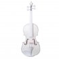 NAOMI 4/4 Full Size Plywood Violin Fiddle White Acoustic Violin Set