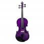 NAOMI Full Size 4/4 Basswood Violin Ebony Fingerboard KIT+Bridge+Case+Bow