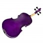 NAOMI Full Size 4/4 Basswood Violin Ebony Fingerboard KIT+Bridge+Case+Bow