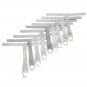 9Pcs Guitar T-shaped Ruler Guitar Under String Radius Gauge Guitar Builder Luthier Tools Bass Ukulel