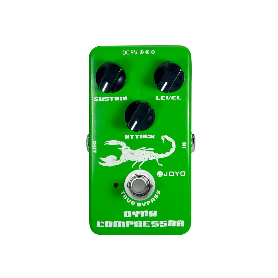 JOYO JF-10 Dynamic Compressor Guitar Effects Pedal Reduce the Redundant Dynamic Ensure Balanced True