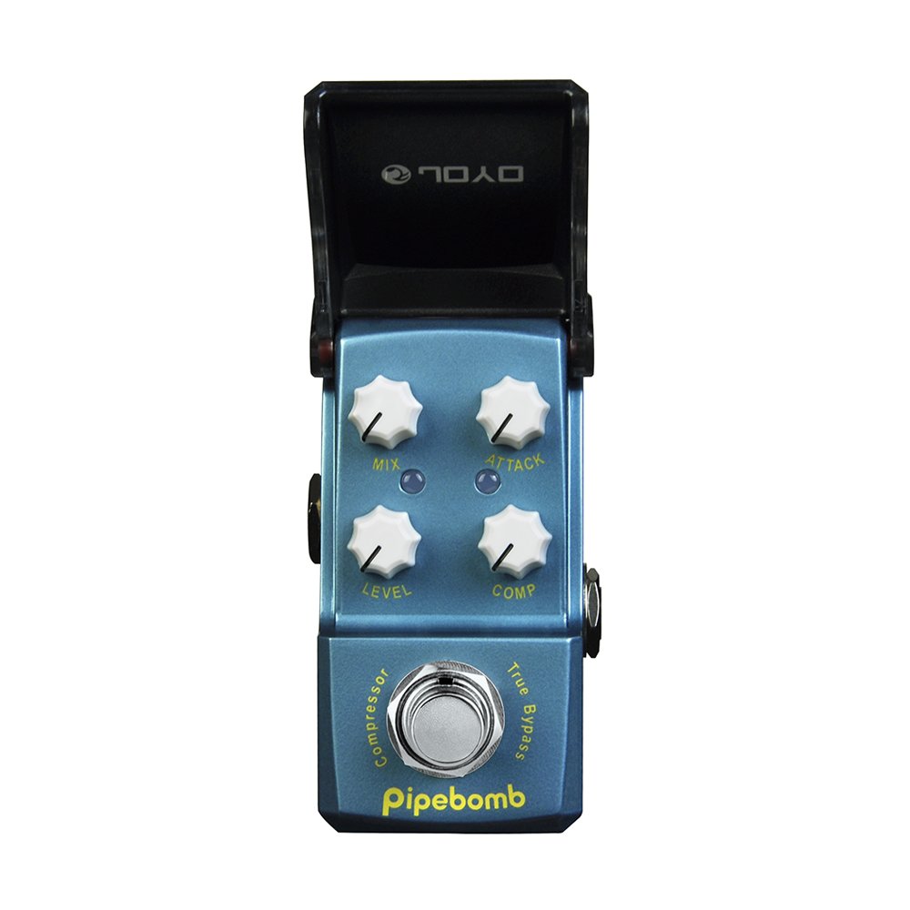 JOYO JF-312 Pipebomb Compressor Mini Electric Guitar Effect Pedal with Knob Guard True Bypass Guitar