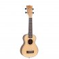 NAOMI 21 Inch Ukulele Solid Spruce Top Zebrawood Back Zebrawood Ukulele 4 String Hawaii Guitar Sopra