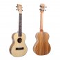 NAOMI Ukulele 26 Inch Ukulele Solid Spruce Top Zebrawood Back Mahogany Ukulele 4 String Hawaii Guita