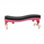 NAOMI Violin Shoulder Rest Adjustable 1/8 Violin Shoulder Rest Plastic For 1/8 Violin Pink Violin Pa