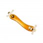 NAOMI Adjustable 3/4 4/4 Violin Shoulder Rest Padded Fiddle Quality Flamed Maple Wood Violin Shoulde