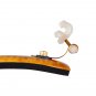 NAOMI Adjustable 3/4 4/4 Violin Shoulder Rest Padded Fiddle Quality Flamed Maple Wood Violin Shoulde