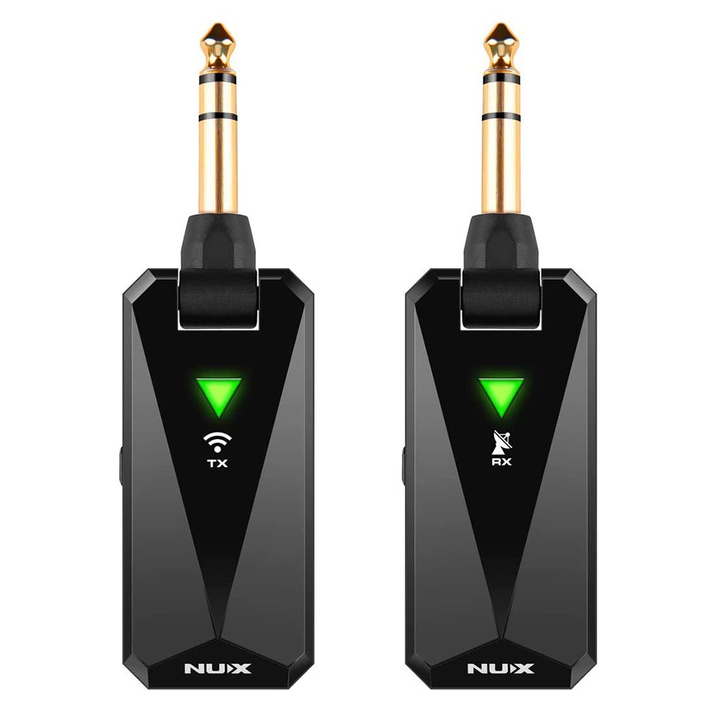 NUX B-5RC Wireless Guitar System for All Types of Guitar with Active or Passive Pickup Charging Case