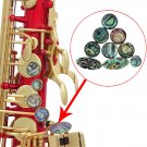 9PCS Saxophone Abalone Shell Button Applicable Tenor Treble ATLO Saxophone Musical Instrument Parts