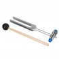 528HZ Aluminum Medical Tuning Fork Chakra Hammer Ball Diagnostic Mallet Testing