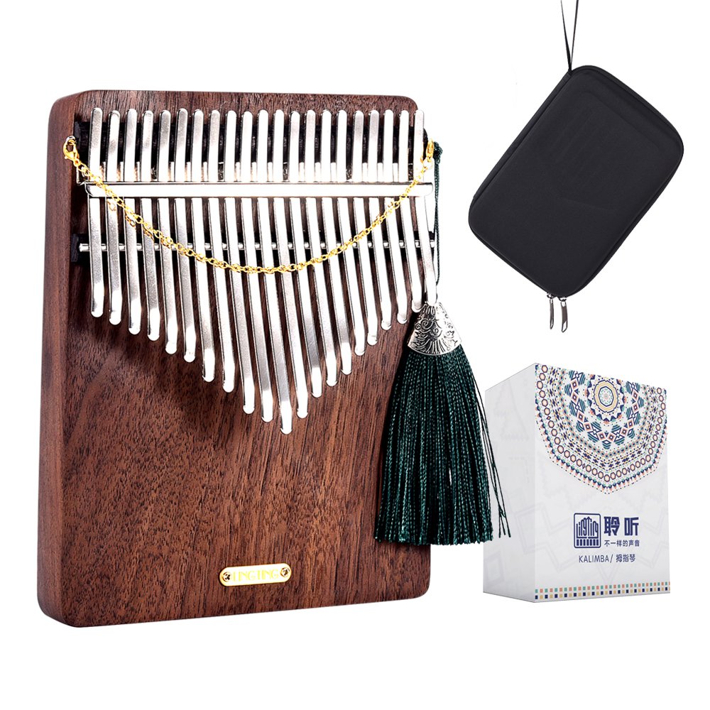 LingTing LT-K21W 21 keys Kalimbas Mbira Thumb Piano(rain whisperer)