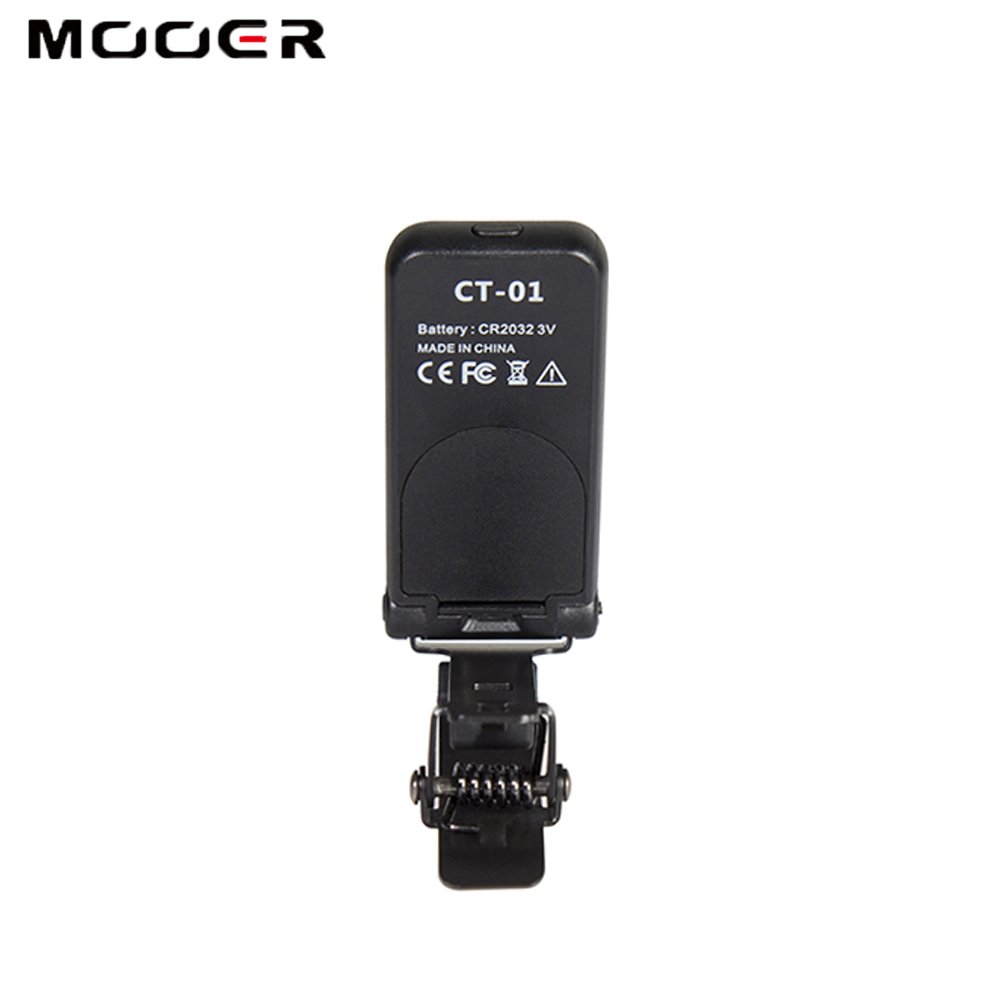 Mooer CT-01 Clip-on Foldable Tuner Rotatable Universal Fast High Precision Chromatic LCD Display Gui