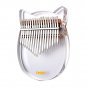 Treelf TF-17C 17 key Kalimbas Acrylic Thumb Piano 17 Keys Mbira Transparent Keyboard Instrument